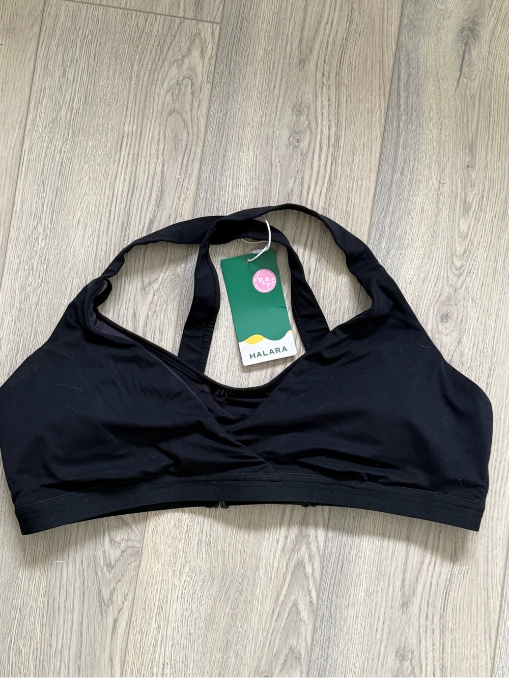 HALARA Black Racerback Sports Bralette
